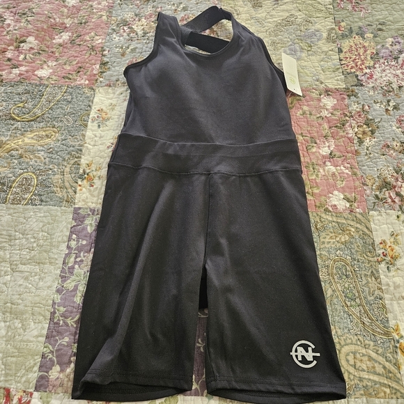 Nautica Women's Competition Active Bodysuit Size Medium, Crisscross Back - Picture 5 of 10